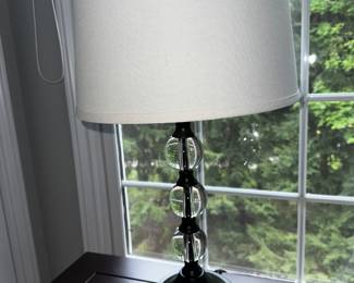 PRICE: $80 EACH
CRYSTAL BALLS TABLE LAMP FROM DESIGN CENTER- 2 AVAILABLE
26”H