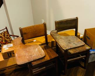 50% OFF ORIGINAL PRICE: $100 EACH
ANTIQUE SCHOOL DESKS
22”W x 23”D x 32”H
