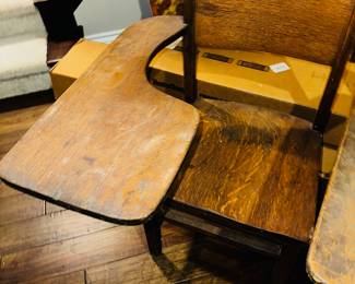 50% OFF ORIGINAL PRICE: $100 EACH
ANTIQUE SCHOOL DESKS
22”W x 23”D x 32”H