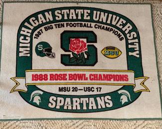 MSU Rose Bowl Champs Rug 