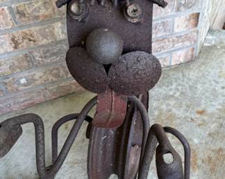 Outdoor Metal Dog 
