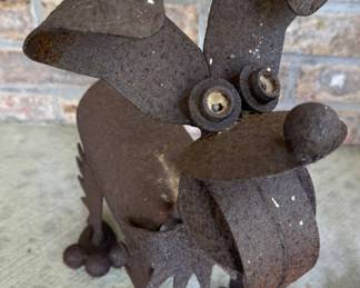 Outdoor Metal Dog 
