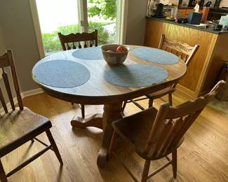 Vintage Wood Dining Table 