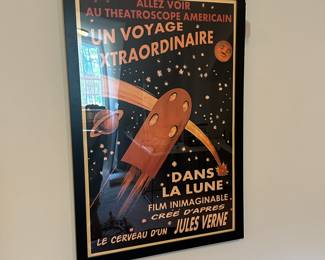 P62 - $20 Jules Verne Poster - Measures 22 x 32"