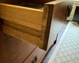 P2 - $1250. Stickley (Harvey Ellis) 4 Drawer Dresser. Measures 48" wide x 20" deep  x 33" tall. Excellent Condition. Solid wood construction. 