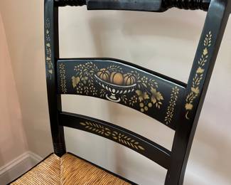 P9 - $75. Nichols - Stone Authentic Hitchcock Single Chair. Stenciling is in great condition. 