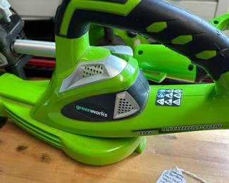 P190 - $175 Greenworks Yard Tools. 2 Batteries & Chargers. Chainsaw, Hedge Trimmer, Leaf Blower, Weed Eater. 