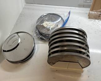 P134 - $400. Cuisinart DLC-X PLUS. NO LID/CHUTE. Extra Blades and rack included. 