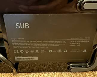 P119 - $400. Sonos Gen II Model - SUB. Works great!