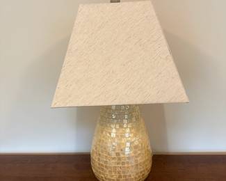 P60 - $15. Table lamp - Measures 27" tall. Shade is in great condition as well. 
