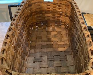 P185 - $75 Large - Antique Laundry Basket. 