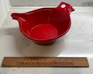 P137 - $30 Vietri Cardinal Dish. 