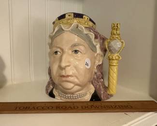 P104 - $20 - Royal Daulton Queen Victoria Toby Jug. 