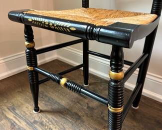 P9 - $75. Nichols - Stone Authentic Hitchcock Single Chair. Stenciling is in great condition. 