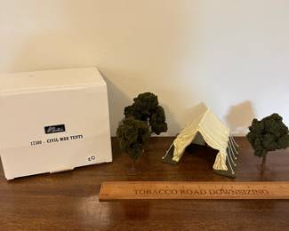 P84 - $20. Civil war tent in box. 