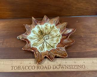 P113 - $35. Crystal King Pottery Dish. 