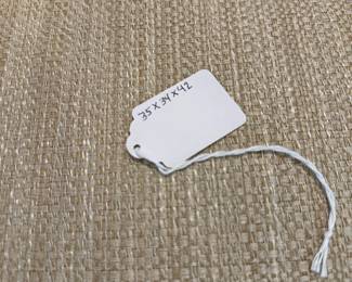 P16 - $450 PAIR. Ethan Allen Wingback Chairs. Measures 35" wide x 34" deep  x 42" tall. Minor wear on the arms but overall excellent condition. Lovely neutral color!