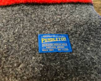 P22 - $75. Pendleton Yakima Wool Throw Blanket Measures 62" wide x 78" long.  Overall excellent condition. 