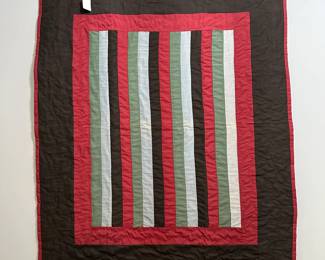 P34 - $60. Quilted Wall Hanging. Measures 36" wide x 44" tall
