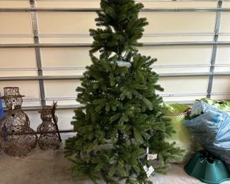 P188 - $50. National Tree Company 6' Christmas Tree with lights. 