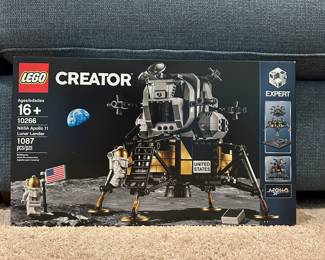 P124 - $50. LEGO Creator NASA Apollo 11 Lunar Lander. Lego set #10266. Sealed Box. 