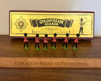 P93 - $10. W Britain Goldstream Guards. Britains Toy Soliders. 