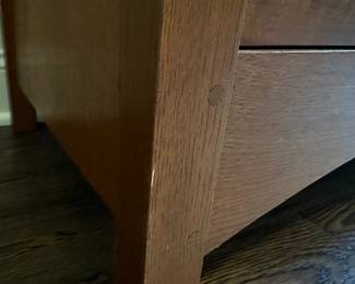 P2 - $1250. Stickley (Harvey Ellis) 4 Drawer Dresser. Measures 48" wide x 20" deep  x 33" tall. Excellent Condition. Solid wood construction. 