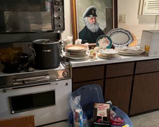 Vintage “Americana” General Electric double wall oven!