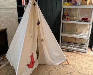 Teepee is 63" tall