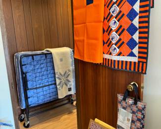 Never been used- Twin folding cot bed purchased from Illini Mattress