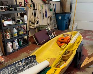 Boat is 11'. Sailboat!  “Hasn’t been touched in 50yrs” It is however complete, and sails are inside