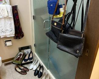Nice and new shoes (size 10-11). Nice Vera Bradley purse, Michael Kors, Etienne Aigner, Perlina, Fossil, all very nice leather. Others too!
