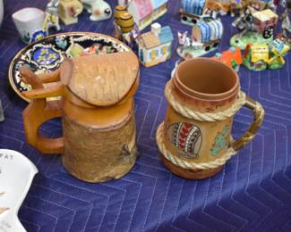 2 Unusual Mugs 1 Made Of Birch Log