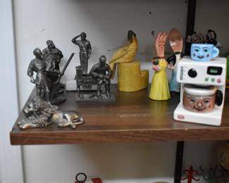 Some Pewter Figures