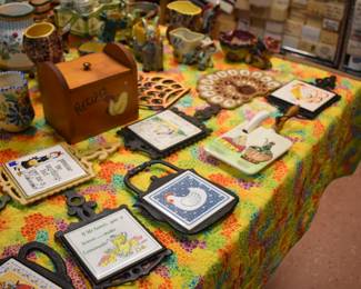 Wall Or Table Cast Iron Trivets