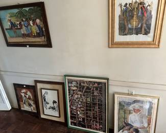 Several black art pictures and more