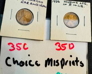 Misprint Error Pennies 