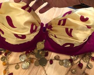 Purple and yellow Costume