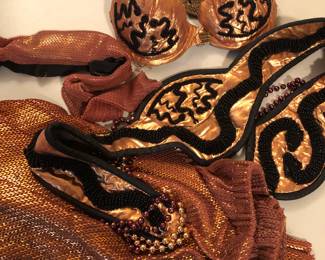 Snake costume collage