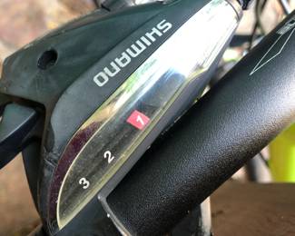 All together this bike has 27 speeds.