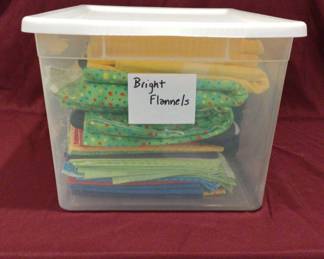 Bright Flannel Fabrics