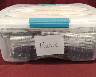 Assorted Music Theme Fabric 