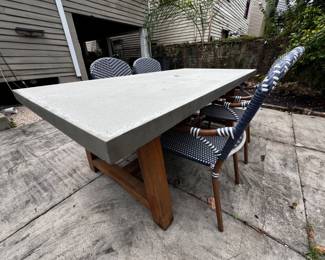 Patio table and chairs