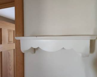 White Wood Wall Shelf