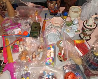 Vintage toys: California Raisins, etc