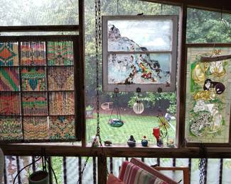 Painted and Bead Art