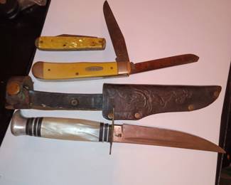 Case Knife; Mother of Pearl handle knife