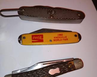 1982 Knoxville World's Fair Coca Cola Knife; US Army Knife