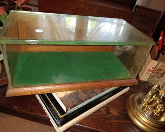 Antique Oak and Glass Showcase