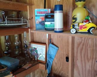 Misc: Oil Lamps, M&M Car, etc